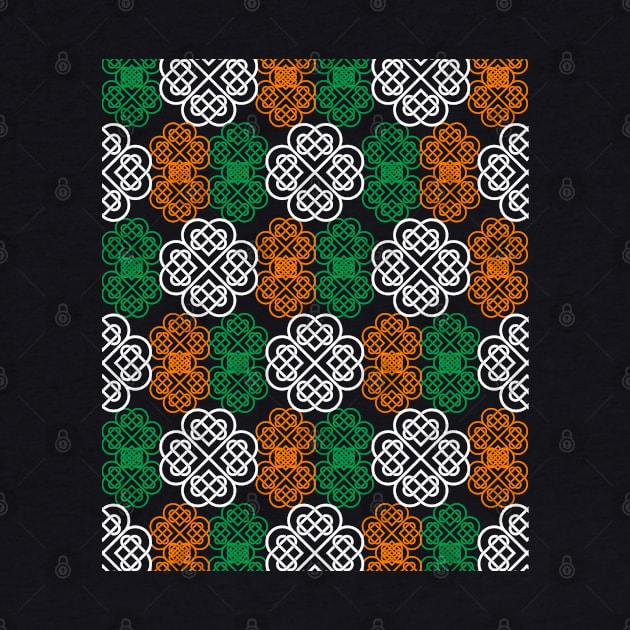 Pattern Irish shamrock by Kenizio 